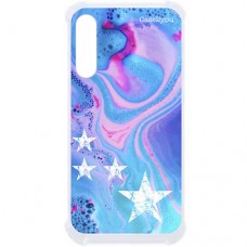Capa para Samsung Galaxy A70s Case2you - Antishock Abstrato Estrelas