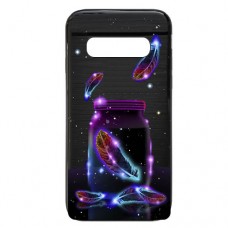 Capa para Samsung Galaxy S10 Case2you - Escovada Preta Cup in Space