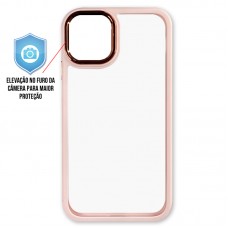 Capa iPhone 11 Pro Max - Clear Case Rosa
