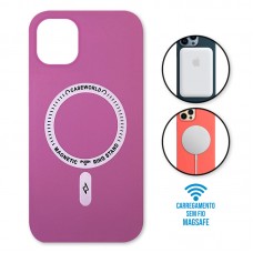 Capa iPhone 12 Pro Max - Padrão Magsafe Magenta