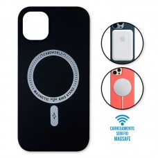Capa iPhone 12 Pro Max - Padrão Magsafe Preta