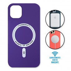 Capa iPhone 11 Pro - Padrão Magsafe Roxa