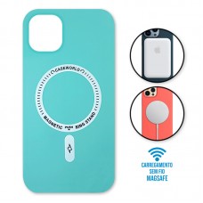 Capa iPhone 12 Pro Max - Padrão Magsafe Verde Claro
