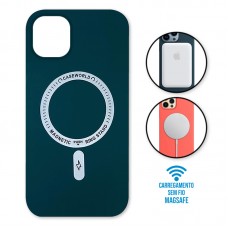 Capa iPhone 12 Pro Max - Padrão Magsafe Verde Escuro