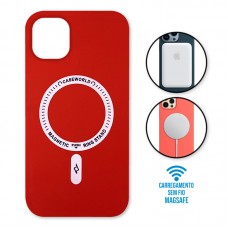 Capa iPhone 11 Pro - Padrão Magsafe Vermelha