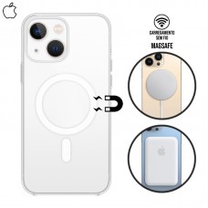 Capa iPhone 15 - TPU Magsafe Transparente