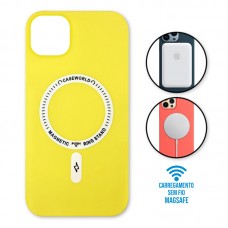 Capa iPhone 14 Max/Plus - Padrão Magsafe Amarela