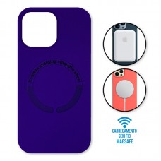 Capa iPhone 14 Pro - Padrão Magsafe Violeta