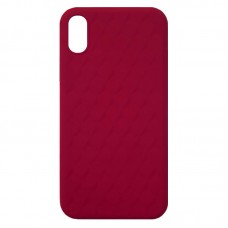 Capa para iPhone XS Max - Case Silicone Padrão Apple 3D Bordô