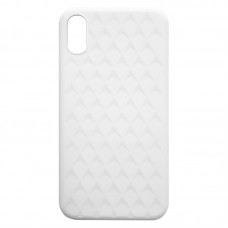 Capa para iPhone XS Max - Case Silicone Padrão Apple 3D Branca