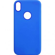 Capa iPhone XS Max - Emborrachada Top Azul