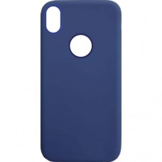Capa iPhone XS Max - Emborrachada Top Azul Marinho