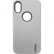 Capa para iPhone X e XS - Motomo Race Prata