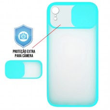 Capa para iPhone XR - Cam Protector Azul Claro