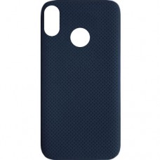 Capa iPhone XS Max - Emborrachada Padrão Azul Marinho