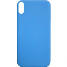 Capa iPhone XS Max - Emborrachada Premium Azul Água