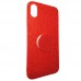 Capa para iPhone X e XS - Gliter New com Popsocket Prata