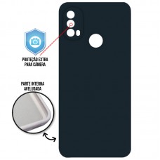 Capa Motorola Moto E30 e E40 - Cover Protector Azul Índigo
