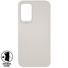 Capa para Motorola Moto Edge 20 Pro - Emborrachada Top Frosted Cinza Claro