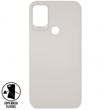 Capa Motorola Moto G50 4G - Emborrachada Top Frosted Cinza Claro