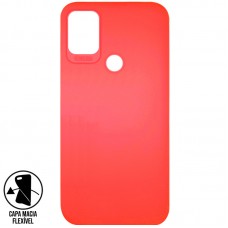 Capa Motorola Moto G50 4G - Emborrachada Top Frosted Goiaba