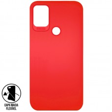 Capa Motorola Moto G50 4G - Emborrachada Top Frosted Vermelha