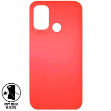 Capa Motorola Moto G40 Fusion e G60 - Emborrachada Top Frosted Goiaba