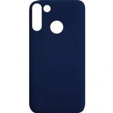 Capa para Motorola Moto G8 - Emborrachada Premium Azul Marinho