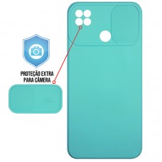 Capa Motorola Moto G9 Power - Emborrachada Cam Protector Verde Claro