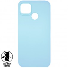 Capa para Motorola Moto G9 Power - Emborrachada Top Frosted Azul Turquesa
