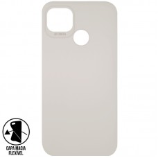 Capa para Motorola Moto G9 Power - Emborrachada Top Frosted Cinza Claro