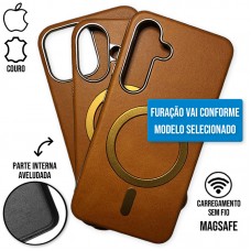 Capa Samsung Galaxy S25 5G - Couro Magsafe Brown Sepia