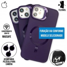 Capa iPhone 15 Pro - Soft Magsafe Dark Purple