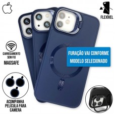 Capa iPhone 15 Pro - Soft Magsafe Navy Blue