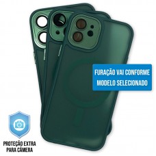 Capa iPhone 16 Pro - Clear Case Fosca Magsafe Cangling Green