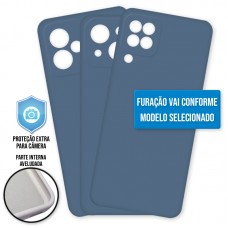 Capa para Xiaomi Poco X4 Pro 5G - Cover Protector Azul Aço