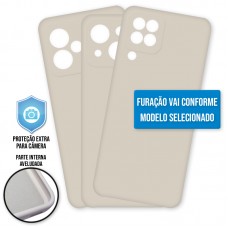 Capa Motorola Moto G13 e G23 - Cover Protector Cinza Claro