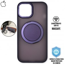Capa iPhone 15 - Fosca Stand Magsafe Dark Purple