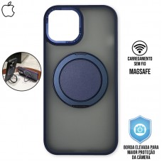 Capa iPhone 13 Pro - Fosca Stand Magsafe Navy Blue