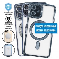Capa iPhone 16 Pro - Shine Magsafe Blue