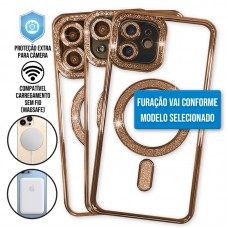 Capa iPhone 16 Pro - Shine Magsafe Bronze