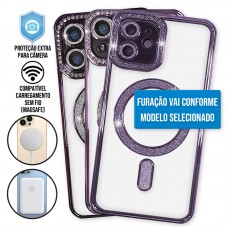 Capa iPhone 16 Pro - Shine Magsafe Dark Purple