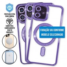 Capa iPhone 16 Pro - Shine Magsafe Light Purple