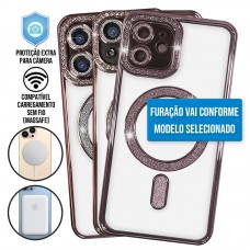 Capa iPhone 16 Pro - Shine Magsafe Rosê