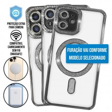Capa iPhone 16 Pro - Shine Magsafe Silver