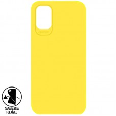 Capa Samsung Galaxy A02s - Emborrachada Top Frosted Amarela