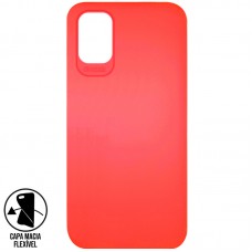 Capa Samsung Galaxy A02s - Emborrachada Top Frosted Goiaba