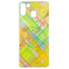 Capa para Samsung Galaxy A11 e M11 - Com Popsocket Chess Tie Dye 1