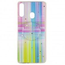 Capa para Samsung Galaxy A20s - Com Popsocket Chess Tie Dye 5
