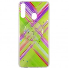 Capa para Samsung Galaxy A20s - Com Popsocket Chess Tie Dye 6
